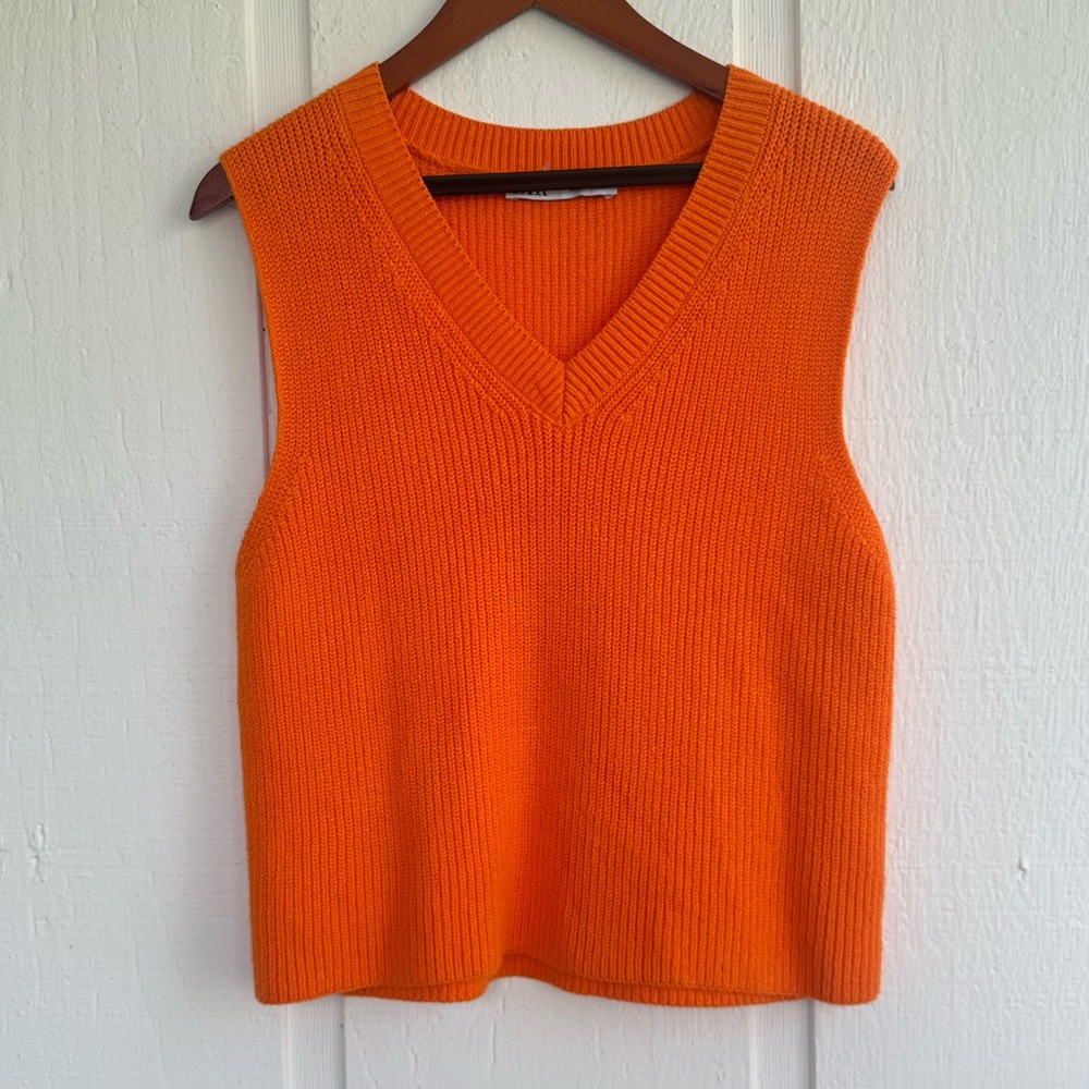Zara Knit Tank Top Size Large